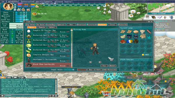 Angels-Online-Character-stats