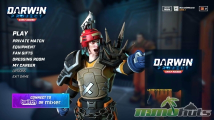 darwin-project-main-menu