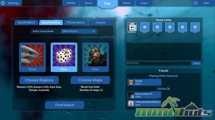 depth-main-menu