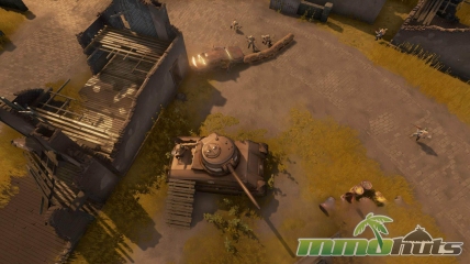 foxhole-battle-in-a-city-and-with-a-tank