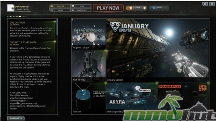 fractured-space-main-menu