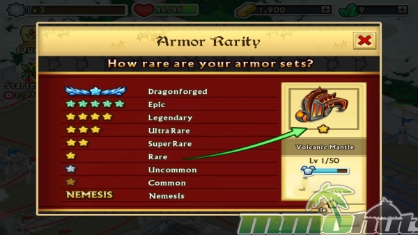 knights-and-dragons-armor-rarity