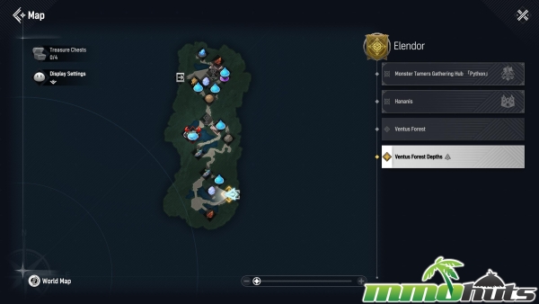 Mongil-star-dive-map