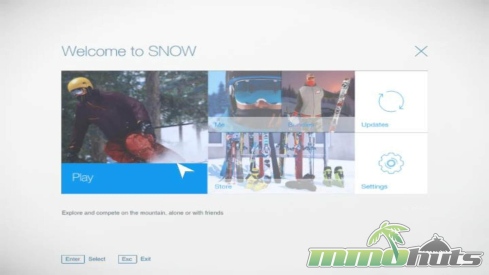 snow-main-menu