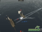 the-pirate-caribbean-hunt-blue-arrow-is-wind
